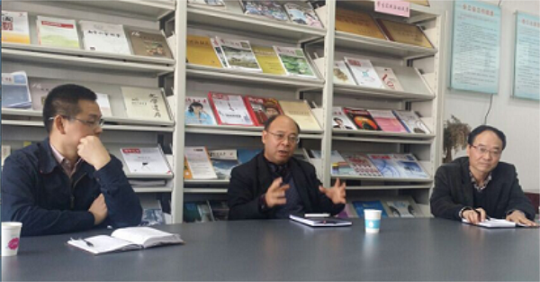 王开田副校长一行来我院进行学风教风调研